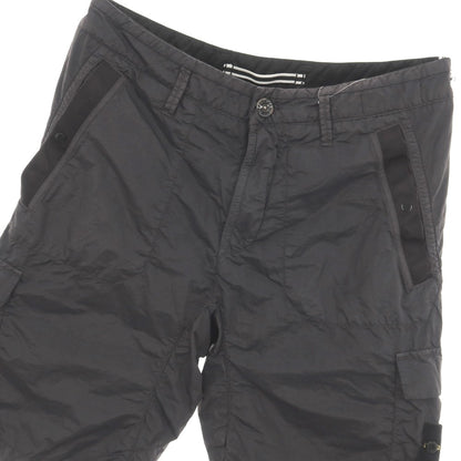 【中古】ストーンアイランド STONE ISLAND ナイロンポリエステル ショートパンツ ダークグレー【サイズ29】【 状態ランクB 】【 メンズ 】
