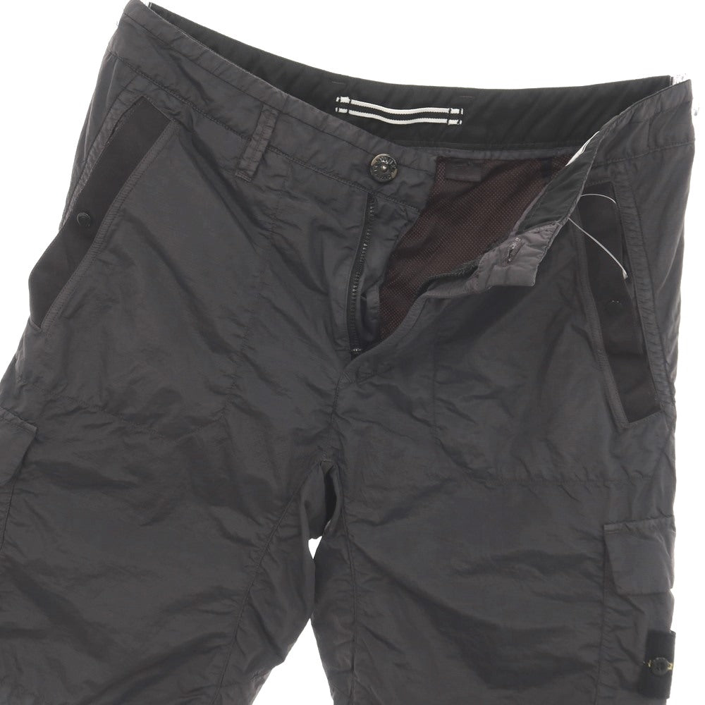 【中古】ストーンアイランド STONE ISLAND ナイロンポリエステル ショートパンツ ダークグレー【サイズ29】【 状態ランクB 】【 メンズ 】