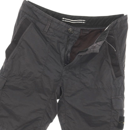 【中古】ストーンアイランド STONE ISLAND ナイロンポリエステル ショートパンツ ダークグレー【サイズ29】【 状態ランクB 】【 メンズ 】