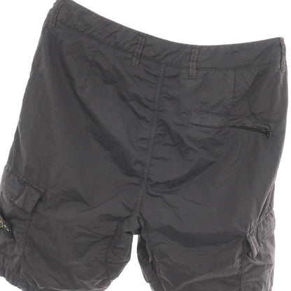 【中古】ストーンアイランド STONE ISLAND ナイロンポリエステル ショートパンツ ダークグレー【サイズ29】【 状態ランクB 】【 メンズ 】