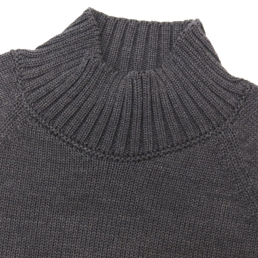 【中古】【未使用】ザノーネ ZANONE LUPO RAG ミドルゲージ ウール モックネック プルオーバーニット グレー【サイズ50】【 状態ランクS 】【 メンズ 】