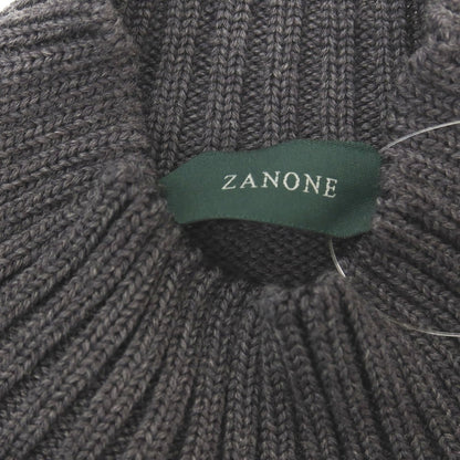 【中古】【未使用】ザノーネ ZANONE LUPO RAG ミドルゲージ ウール モックネック プルオーバーニット グレー【サイズ50】【 状態ランクS 】【 メンズ 】