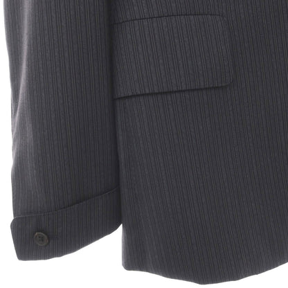 【中古】ポールスミスコレクション PAUL SMITH COLLECTION ウール ストライプ 2つボタンスーツ グレーxブラック【サイズM】【 状態ランクB 】【 メンズ 】