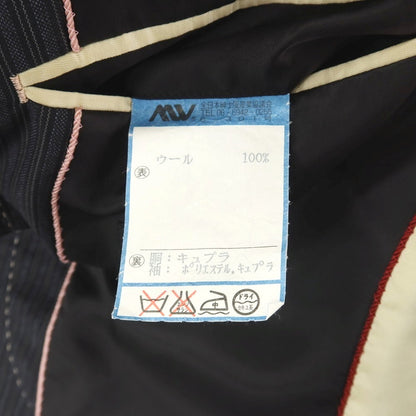 【中古】ポールスミスコレクション PAUL SMITH COLLECTION ウール ストライプ 2つボタンスーツ グレーxブラック【サイズM】【 状態ランクB 】【 メンズ 】