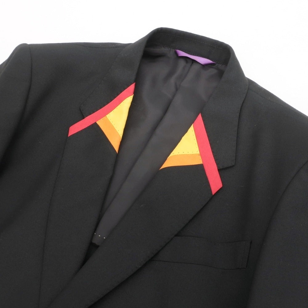【中古】ポールスミスコレクション PAUL SMITH COLLECTION ウール 2B カジュアルジャケット ブラック【サイズM】【 状態ランクB 】【 メンズ 】