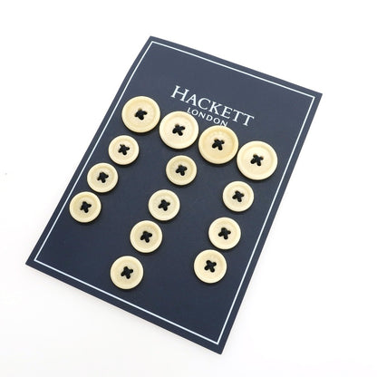 【中古】ハケットロンドン HACKETT LONDON ウールコットン ストライプ 3B テーラードジャケット ネイビーxホワイト【サイズ38】【 状態ランクB 】【 メンズ 】