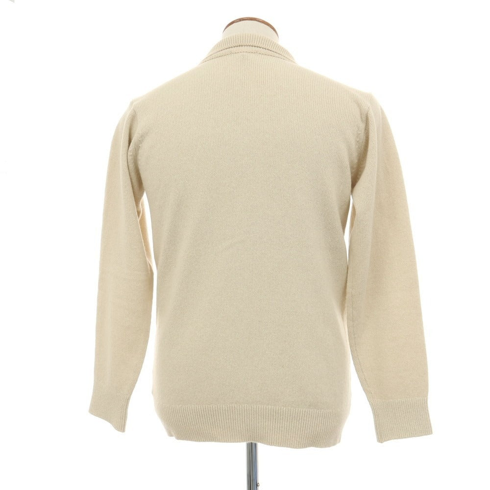 【中古】ポールスミスコレクション PAUL SMITH COLLECTION ウールコットン ニット カーディガン ベージュ【サイズM】【 状態ランクB 】【 メンズ 】