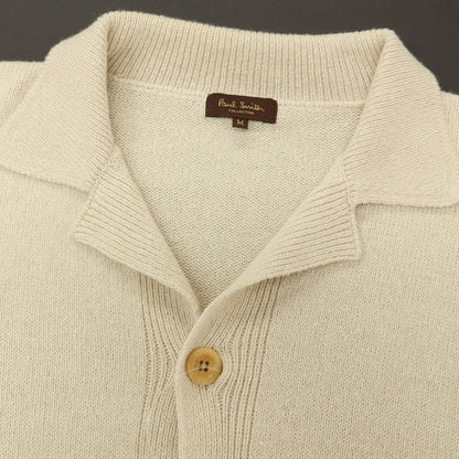 【中古】ポールスミスコレクション PAUL SMITH COLLECTION ウールコットン ニット カーディガン ベージュ【サイズM】【 状態ランクB 】【 メンズ 】