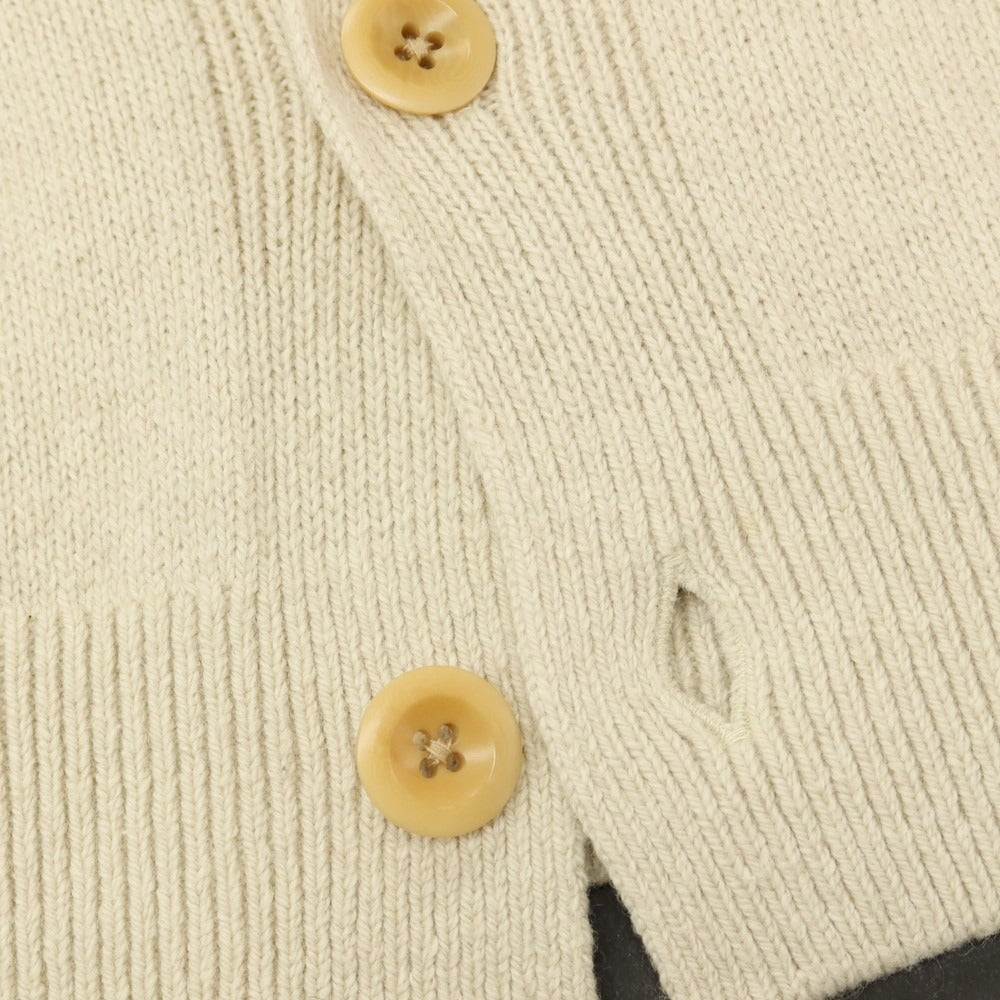 【中古】ポールスミスコレクション PAUL SMITH COLLECTION ウールコットン ニット カーディガン ベージュ【サイズM】【 状態ランクB 】【 メンズ 】
