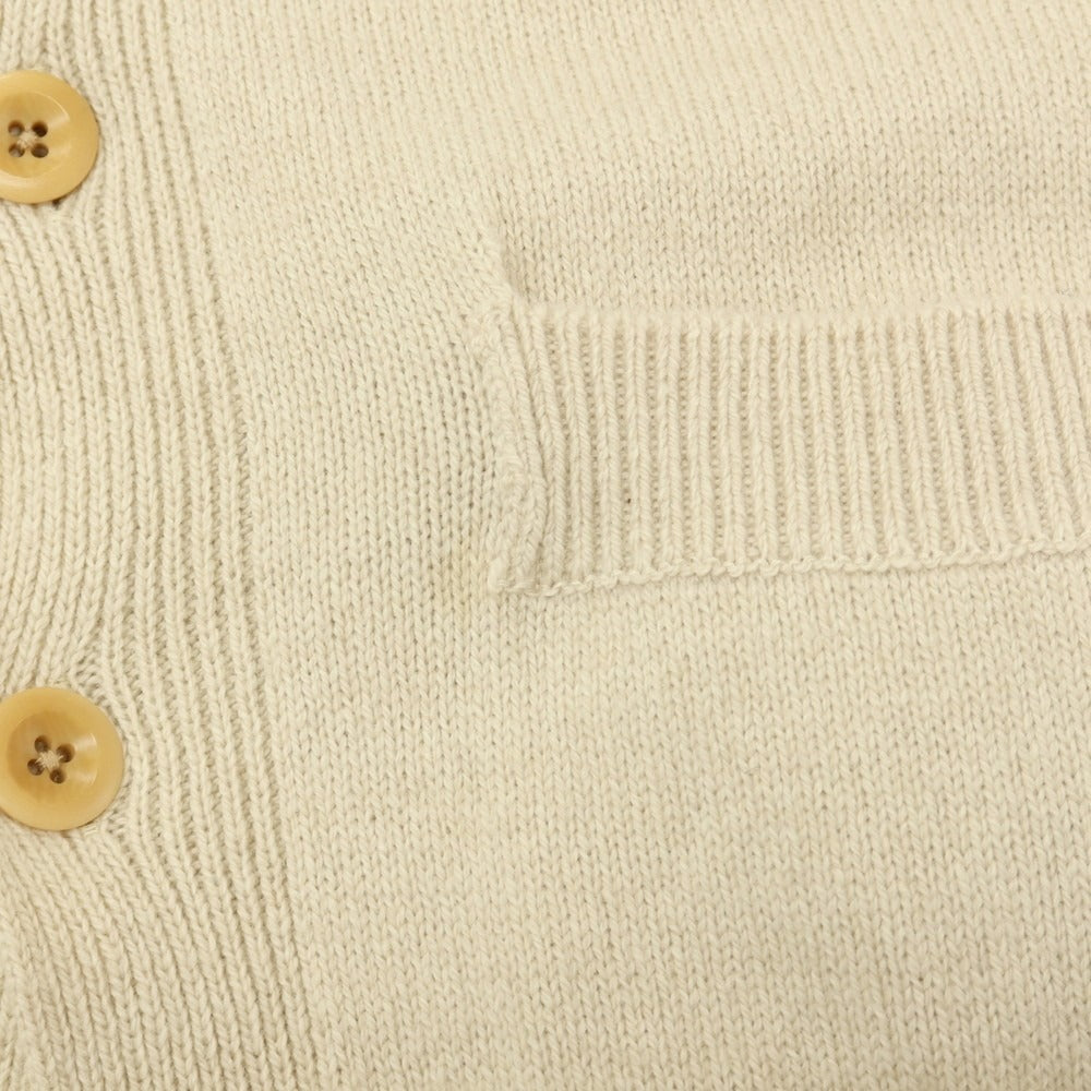 【中古】ポールスミスコレクション PAUL SMITH COLLECTION ウールコットン ニット カーディガン ベージュ【サイズM】【 状態ランクB 】【 メンズ 】