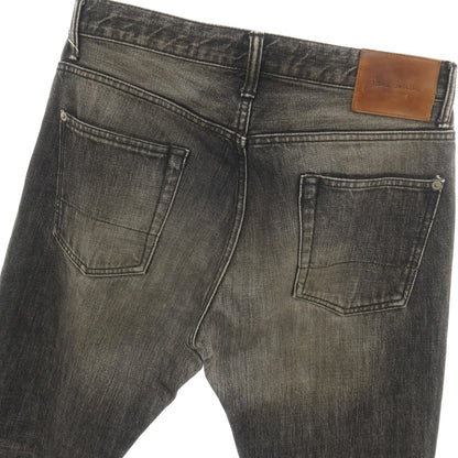 【中古】ポールスミスコレクション PAUL SMITH COLLECTION コットン セミフレア デニムパンツ ジーンズ ブラックグレー【サイズ31】【 状態ランクC 】【 メンズ 】