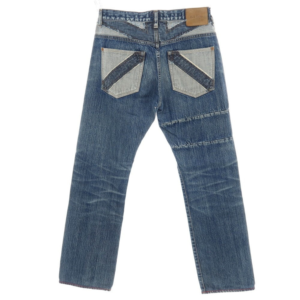 【中古】ポールスミスコレクション PAUL SMITH COLLECTION コットン デニムパンツ ジーンズ ブルー【サイズ30】【 状態ランクC 】【 メンズ 】