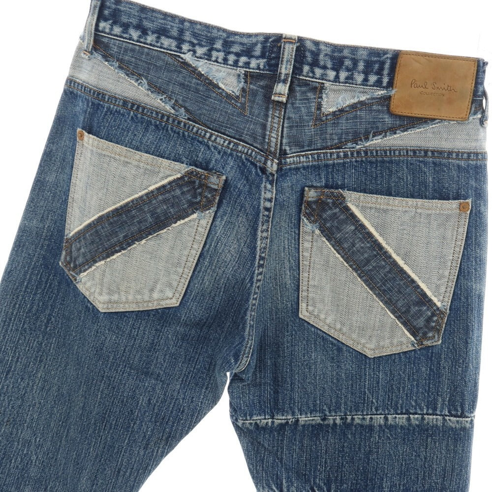 【中古】ポールスミスコレクション PAUL SMITH COLLECTION コットン デニムパンツ ジーンズ ブルー【サイズ30】【 状態ランクC 】【 メンズ 】