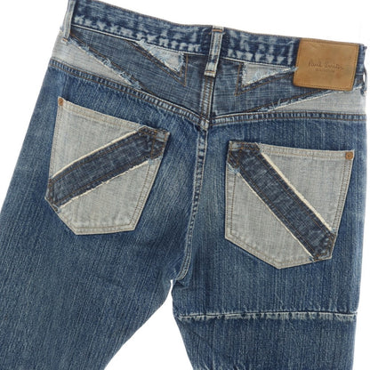 【中古】ポールスミスコレクション PAUL SMITH COLLECTION コットン デニムパンツ ジーンズ ブルー【サイズ30】【 状態ランクC 】【 メンズ 】