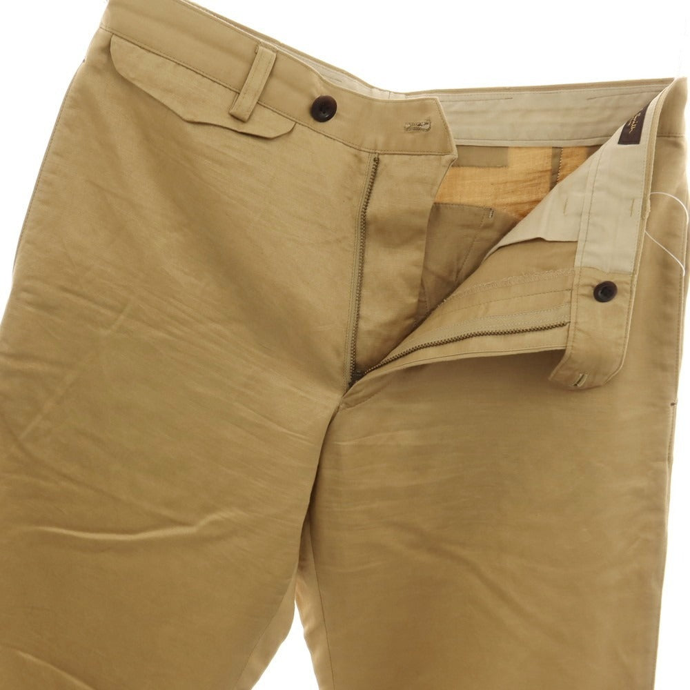 【中古】ポールスミスコレクション PAUL SMITH COLLECTION コットンリネン パンツ ベージュ【サイズ82】【 状態ランクB 】【 メンズ 】