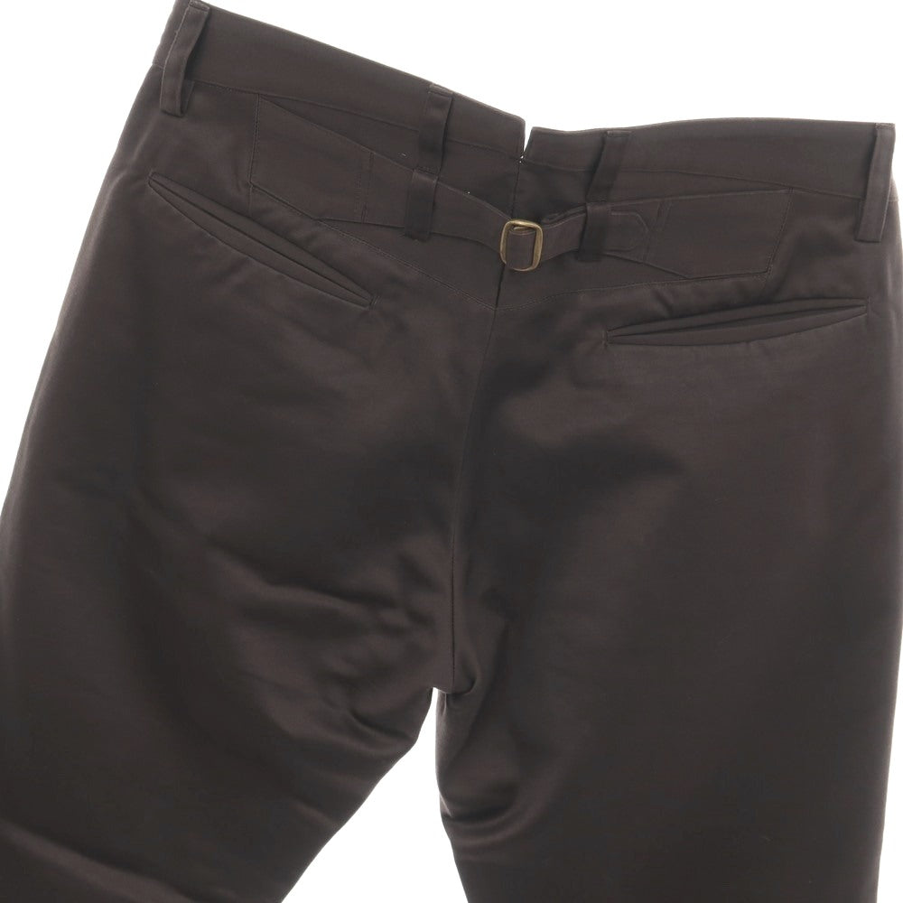 【中古】ポールスミスコレクション PAUL SMITH COLLECTION コットン サテン 5ポケットパンツ チャコールブラウン【サイズL】【 状態ランクB 】【 メンズ 】