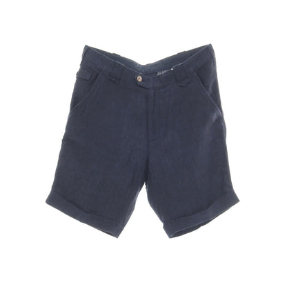 【中古】ポールスミスコレクション PAUL SMITH COLLECTION リネン ショートパンツ ネイビー【サイズL】【 状態ランクB 】【 メンズ 】