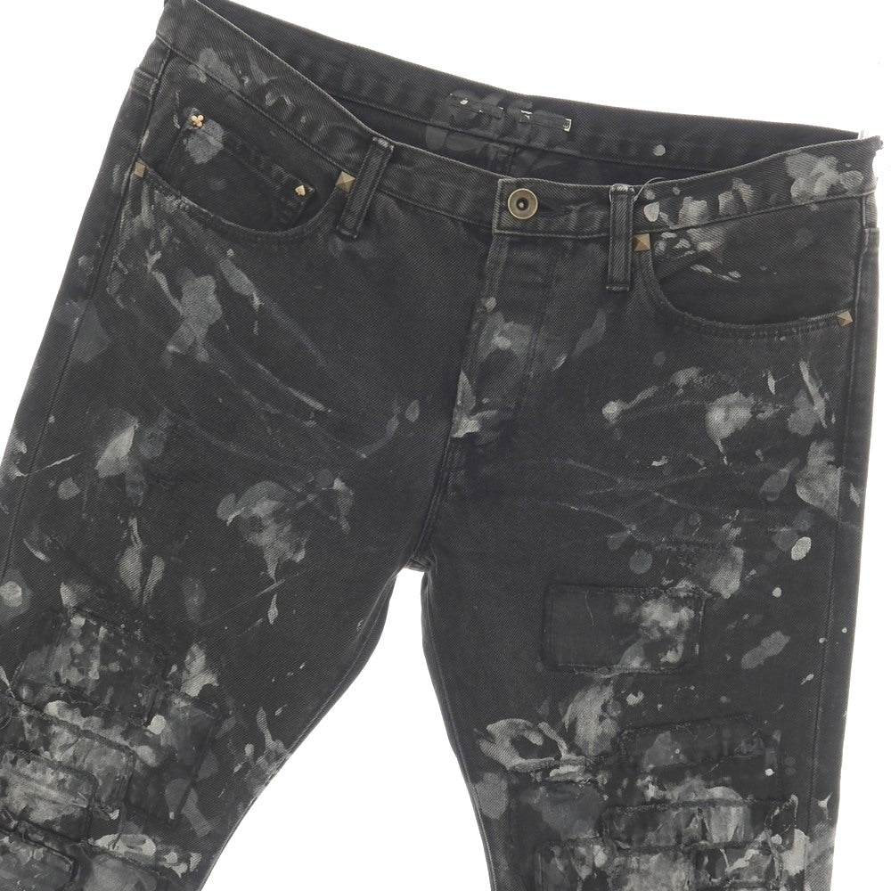 【中古】ポールスミス Paul Smith コットン デニムパンツ ジーンズ ブラック系【サイズM】【 状態ランクB 】【 メンズ 】