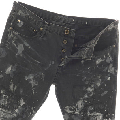 【中古】ポールスミス Paul Smith コットン デニムパンツ ジーンズ ブラック系【サイズM】【 状態ランクB 】【 メンズ 】