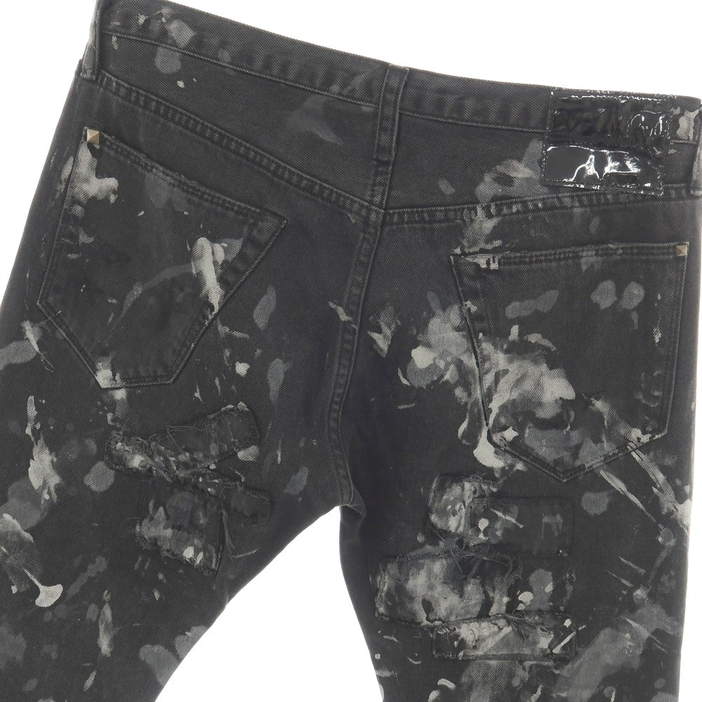 【中古】ポールスミス Paul Smith コットン デニムパンツ ジーンズ ブラック系【サイズM】【 状態ランクB 】【 メンズ 】
