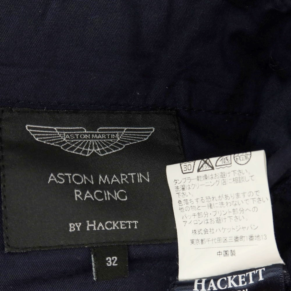【中古】ハケットロンドン HACKETT LONDON コットン カーゴ ショートパンツ ネイビー【サイズ32】【 状態ランクB 】【 メンズ 】