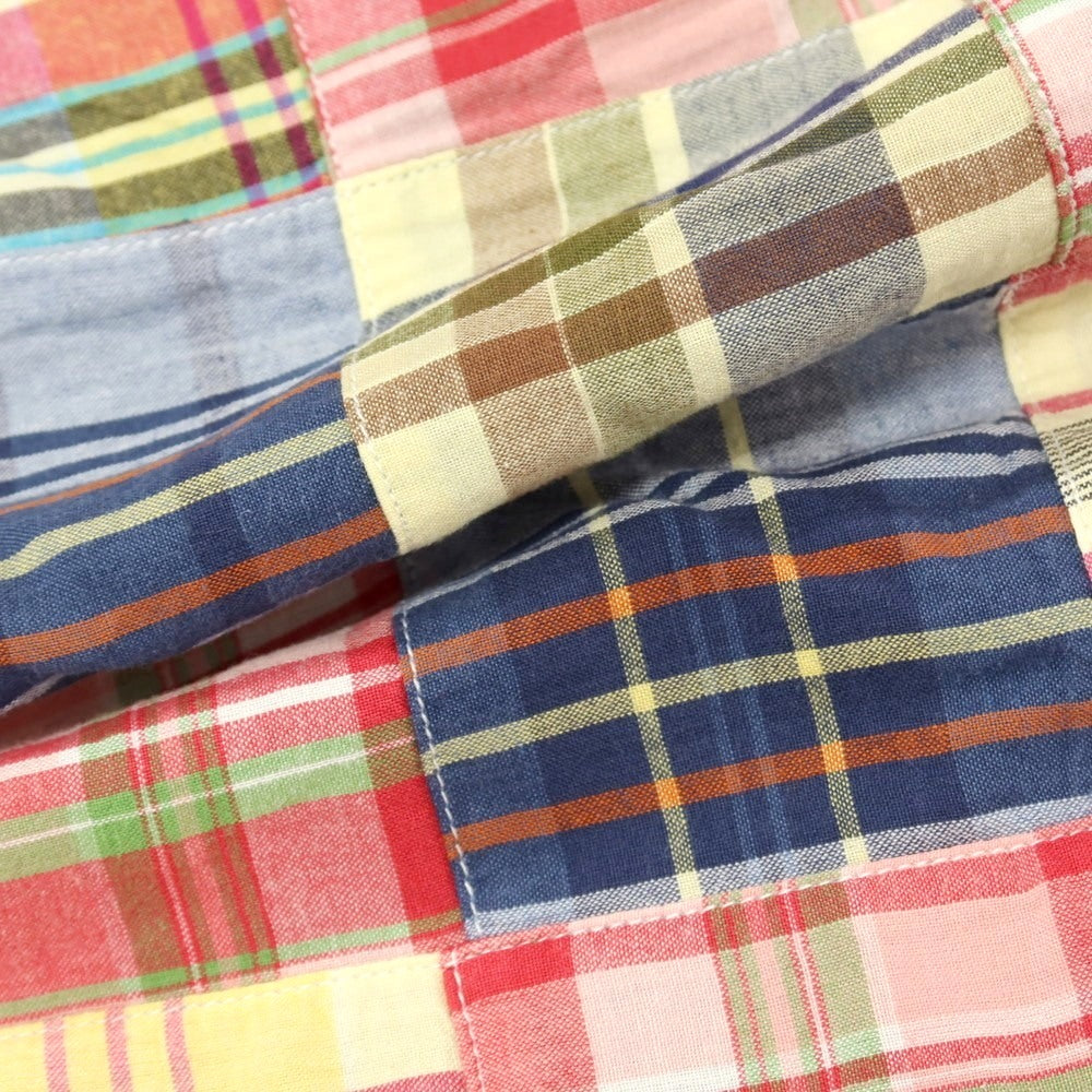 【中古】ハケットロンドン HACKETT LONDON コットン チェック パッチワーク ショートパンツ マルチカラー【サイズ30】【 状態ランクB 】【 メンズ 】