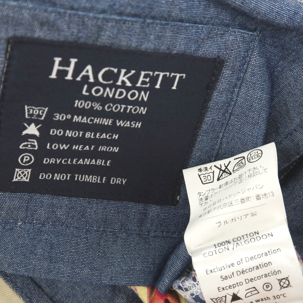 【中古】ハケットロンドン HACKETT LONDON コットン チェック パッチワーク ショートパンツ マルチカラー【サイズ30】【 状態ランクB 】【 メンズ 】