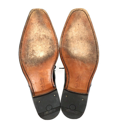 【中古】ポールスミス Paul Smith × Crocket Jones カーフ レザー ドレスシューズ ブラック【サイズ7E】【 状態ランクB 】【 メンズ 】