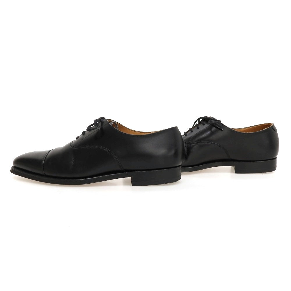【中古】ポールスミス Paul Smith × Crocket Jones カーフ レザー ドレスシューズ ブラック【サイズ7E】【 状態ランクB 】【 メンズ 】