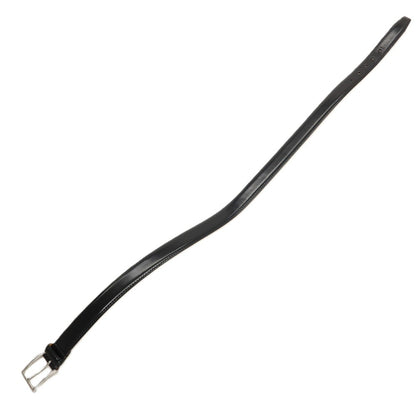 【中古】ポールスミスコレクション PAUL SMITH COLLECTION オイルアップ シェル コードバン レザー ベルト ブラックxシルバー【サイズXL/86】【 状態ランクB 】【 メンズ 】