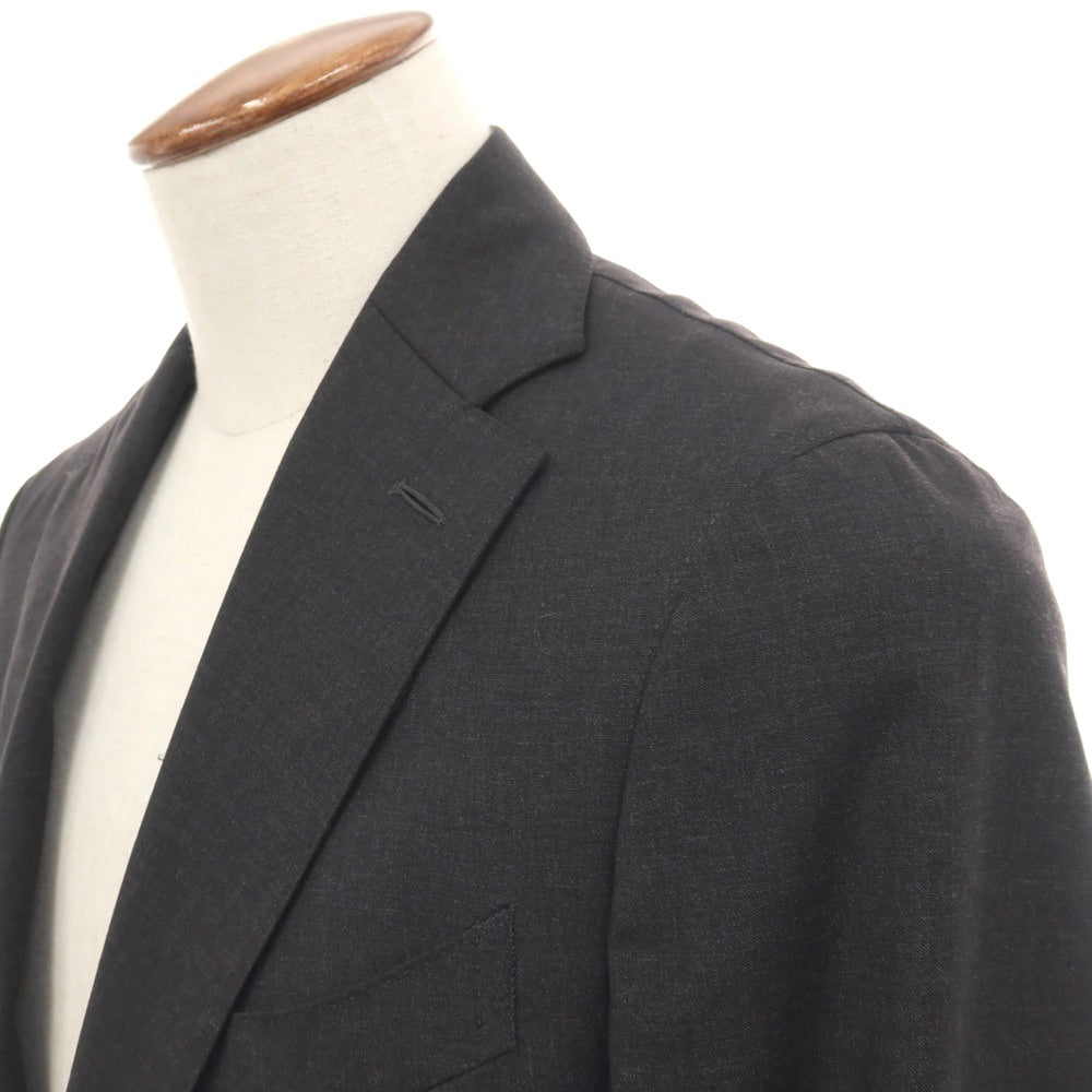 【中古】ラルディーニ LARDINI ウール 3つボタンスーツ チャコールグレー【サイズ48】【 状態ランクB 】【 メンズ 】