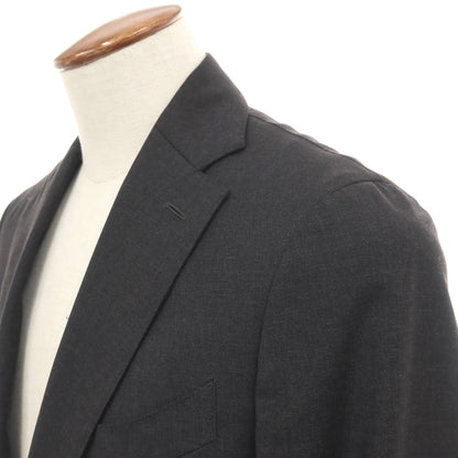 【中古】ラルディーニ LARDINI ウール 3つボタンスーツ チャコールグレー【サイズ48】【 状態ランクB 】【 メンズ 】