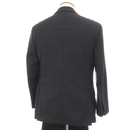 【中古】ラルディーニ LARDINI ウール 3つボタンスーツ チャコールグレー【サイズ48】【 状態ランクB 】【 メンズ 】
