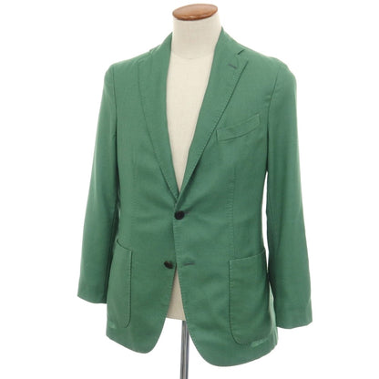 【中古】ボリオリ BOGLIOLI K.JACKET ウールシルク 2B テーラードジャケット グリーン【サイズ46】【 状態ランクB 】【 メンズ 】