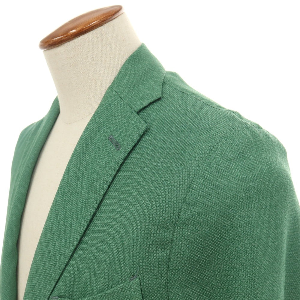 【中古】ボリオリ BOGLIOLI K.JACKET ウールシルク 2B テーラードジャケット グリーン【サイズ46】【 状態ランクB 】【 メンズ 】