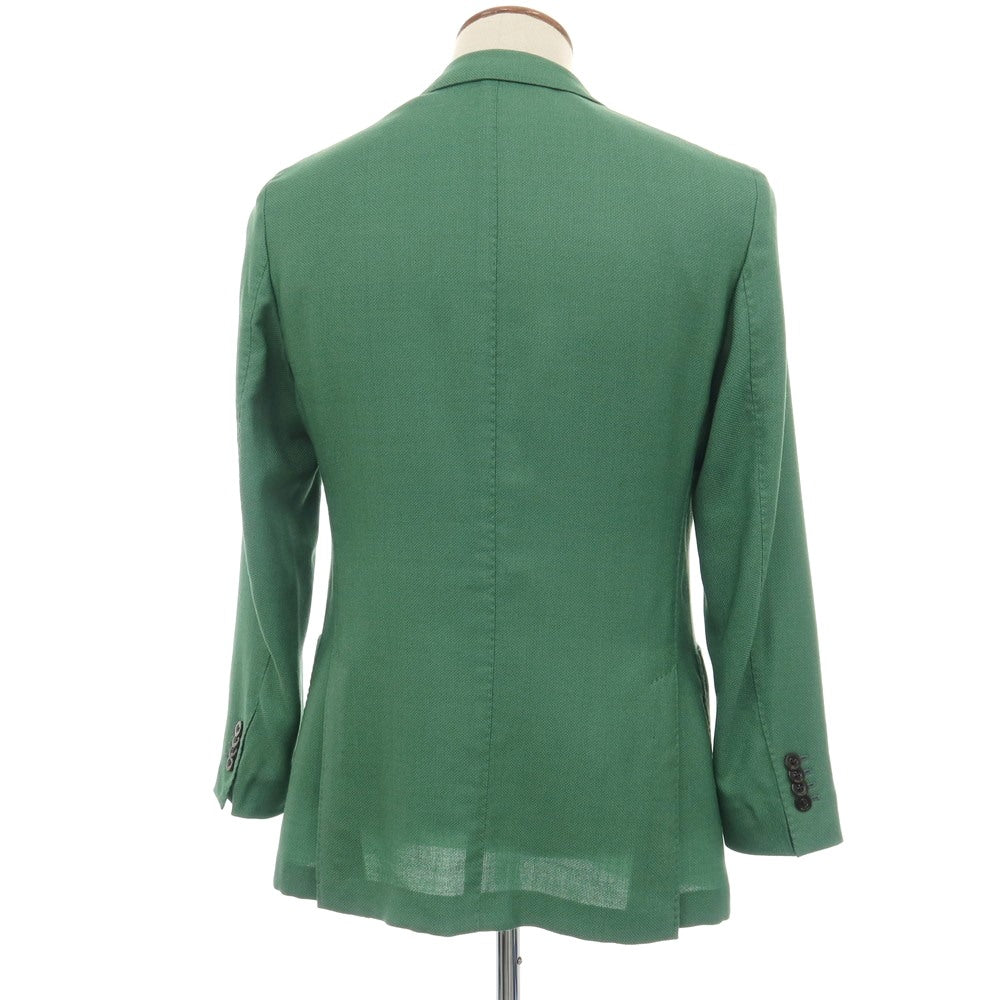 【中古】ボリオリ BOGLIOLI K.JACKET ウールシルク 2B テーラードジャケット グリーン【サイズ46】【 状態ランクB 】【 メンズ 】