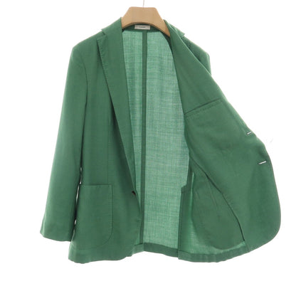 【中古】ボリオリ BOGLIOLI K.JACKET ウールシルク 2B テーラードジャケット グリーン【サイズ46】【 状態ランクB 】【 メンズ 】