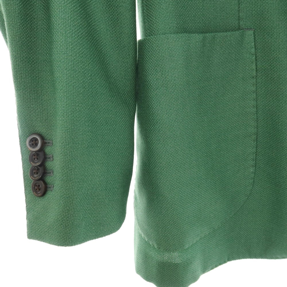 【中古】ボリオリ BOGLIOLI K.JACKET ウールシルク 2B テーラードジャケット グリーン【サイズ46】【 状態ランクB 】【 メンズ 】