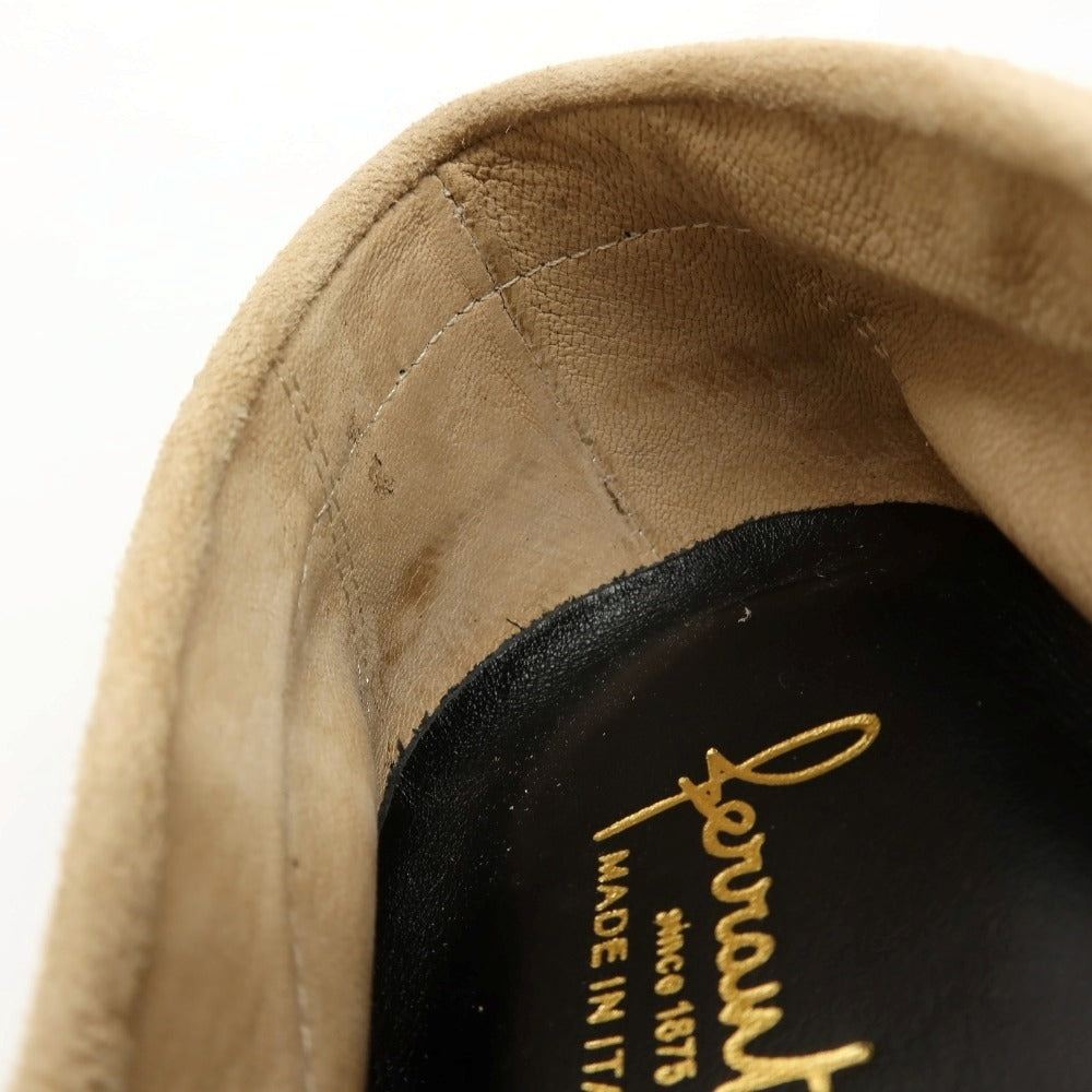 【新品アウトレット】フェランテ FERRANTE NAVY/M スエード ローファー ベージュ【サイズ表記なし（9）】【 状態ランクN- 】【 メンズ 】