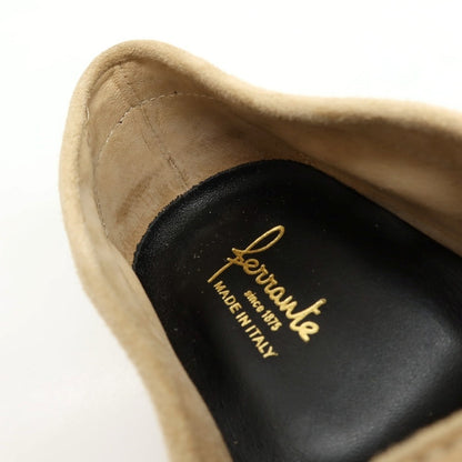 【新品アウトレット】フェランテ FERRANTE NAVY/M スエード ローファー ベージュ【サイズ表記なし（9）】【 状態ランクN- 】【 メンズ 】