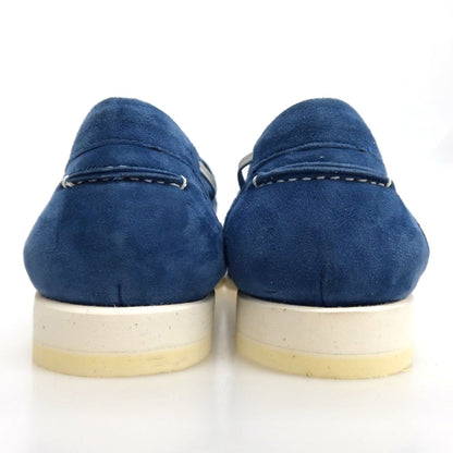 【新品アウトレット】フェランテ FERRANTE NAVY/M スエード ローファー ブルー【サイズ7】【 状態ランクN- 】【 メンズ 】