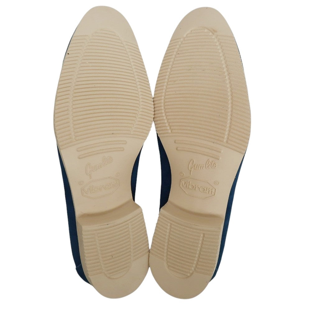 【新品アウトレット】フェランテ FERRANTE NAVY/M スエード ローファー ダークブルー【サイズ9】【 状態ランクN- 】【 メンズ 】