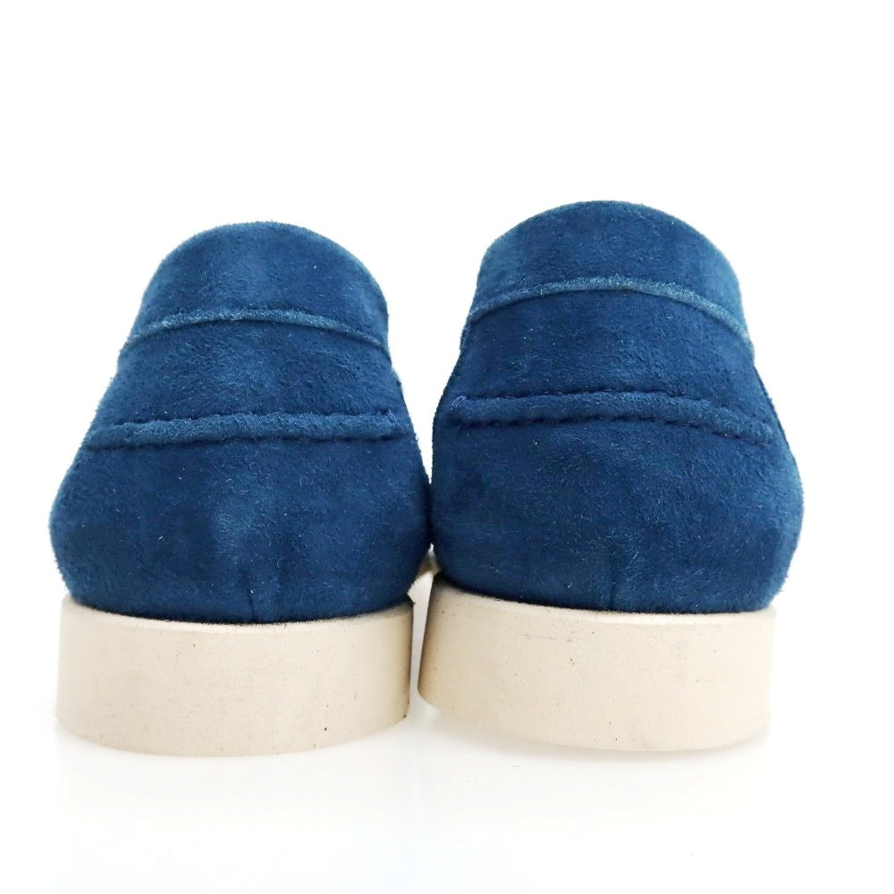 【新品アウトレット】フェランテ FERRANTE NAVY/M スエード ローファー ダークブルー【サイズ9】【 状態ランクN- 】【 メンズ 】