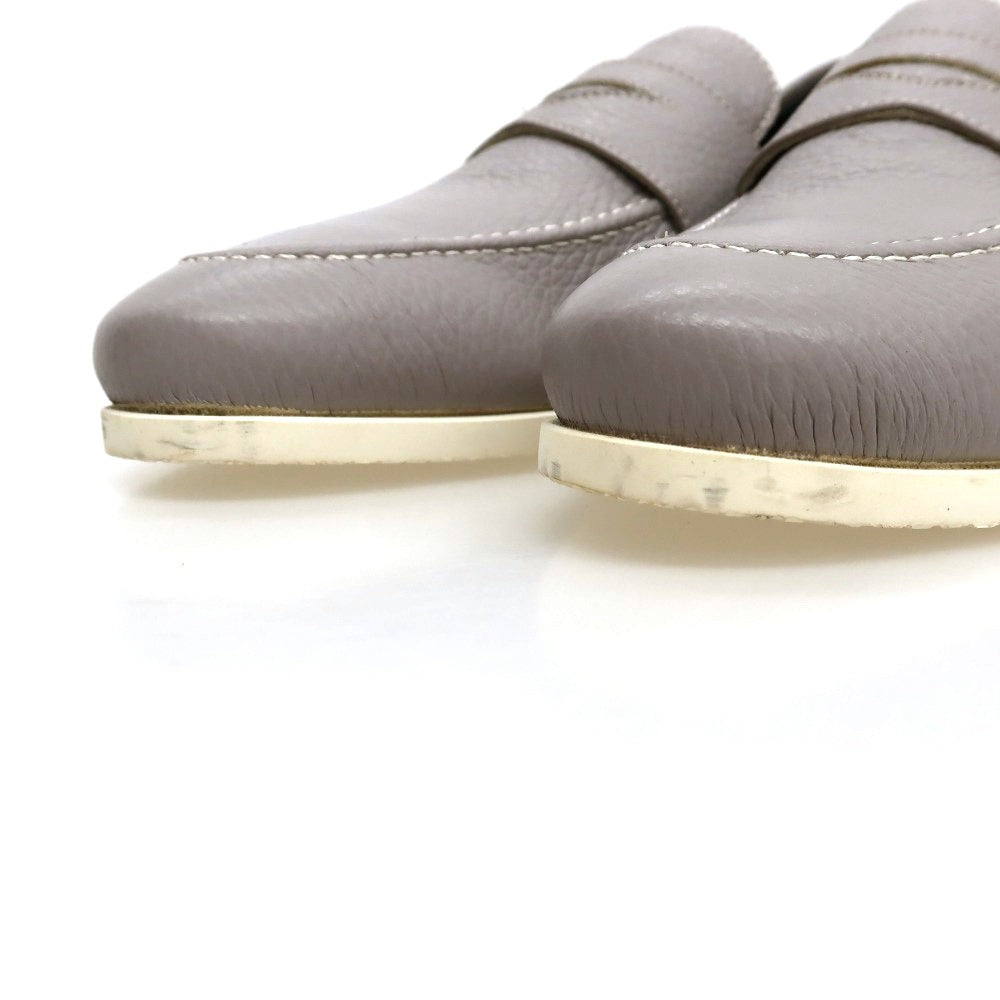 【新品アウトレット】フェランテ FERRANTE ISEO シュリンクレザー ローファー グレー【サイズ表記なし（8）】【 状態ランクN- 】【 メンズ 】