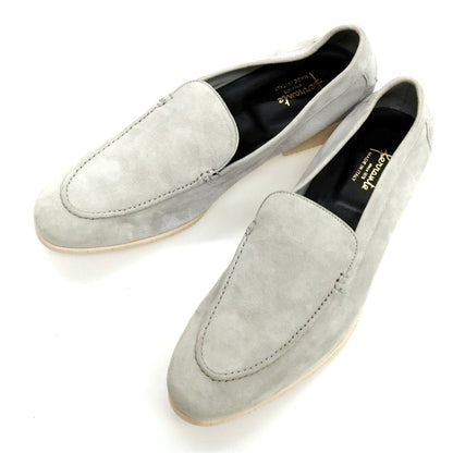 【新品アウトレット】フェランテ FERRANTE NAVY/M スエード ローファー ライトグレー【サイズ9】【 状態ランクN- 】【 メンズ 】