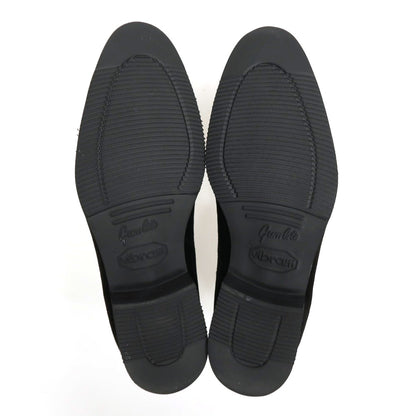 【新品】フェランテ FERRANTE CHIC スエード ローファー ブラック【サイズ7 1/2】【 状態ランクN 】【 メンズ 】