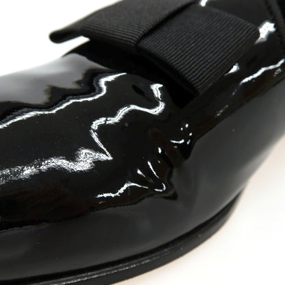 【新品アウトレット】フェランテ FERRANTE PAPILLON パテント ローファー ブラック【サイズ7 1/2】【 状態ランクN- 】【 メンズ 】