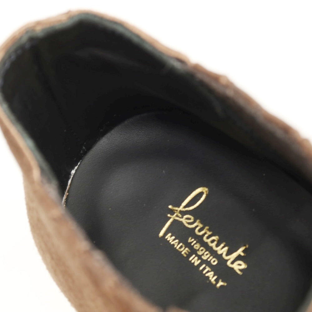 【新品】フェランテ FERRANTE ARTIC スエード ブーツ ブラウン【サイズ5】【 状態ランクN 】【 メンズ 】