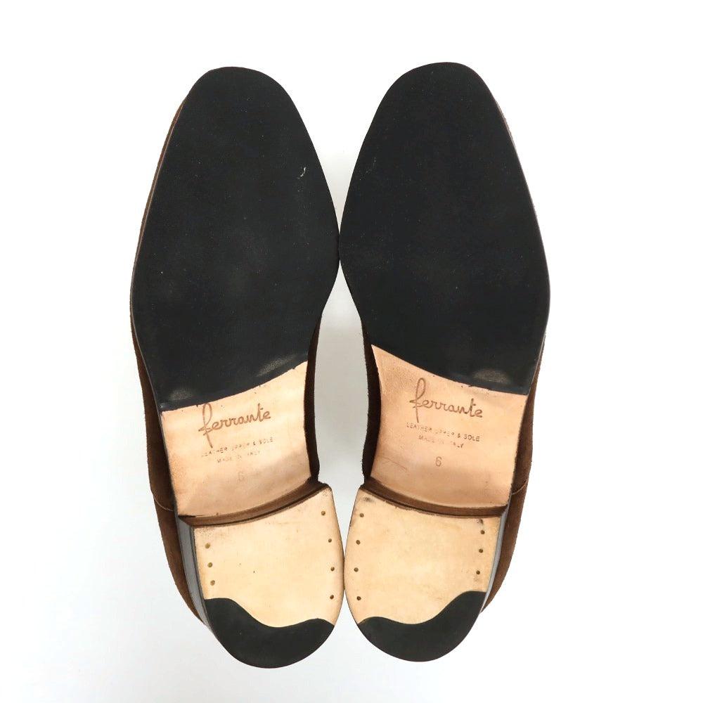 【新品】フェランテ FERRANTE ARTIC スエード ブーツ ブラウン【サイズ6】【 状態ランクN 】【 メンズ 】