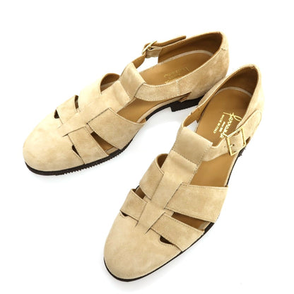 【新品】フェランテ FERRANTE GHURKA スエード サンダル ベージュ【サイズ7】【 状態ランクN 】【 メンズ 】
